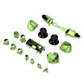 Miniatyrbild 3 av 6: Full Game Controller Button Set Electroplating Replacement Handles Accessories for Xbox Series XGreen