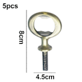 Miniatyrbilde 2 av 4: Metall Flaskeåpner Blank Rustfritt Stål Flat Flaskeåpner Innlegg Kit Gjenget Ølåpner Maskinvare style 3