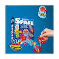 Miniatyrbild 1 av 5: Målad set handmålad graffitiform plast kosmiskt mönster gipsmålning form för student