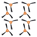 Miniatyrbilde 2 av 5: Reservedeler Sidebørster for DEEBOT - N79S N79 DEEBOT 500 Robotstøvsuger Tilbehør - 8 stk Black yellow