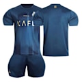 Miniatyrbild 3 av 3: 23-24 Riyadh Victory Jersey Borte Ronaldo Fotbollströja Set+strumpa 24(130-140cm)