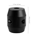 Miniatyrbillede 2 af 3: Fletningstilbehør Vandhanevægt Touch On Køkkenvask Vandhaner Slangevægt Køkkenarmatur Badeværelsesvask Armatur Reservedele Black 7.00X7.00X7.00CM