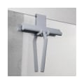 Miniatyrbild 3 av 5: Knbhu Fönstertorkare Non-Slip Multi-purpose Silikon All-purpose Cleaner Scraper for Home-Grey - Grå