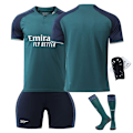Miniatyrbillede 3 af 5: 2324 Arsenal udebane fodbolduniform sæt Jesus trøje+sok 22(120-130cm)