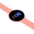 Miniatyrbild 5 av 6: Digital watch för barn Vattentät silikonarmband Repsäker LED elektronisk watch för studenter ljusrosa