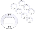 Miniatyrbilde 1 av 5: 10x Flaskeåpnerinnlegg, Rustfritt Stål DIY Flaskeåpner Maskinvare Kit