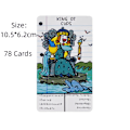 Pikkukuva 3 / 6: Doodle Tarot -kortit, 78 kortin opiskelupakka aloittelijoille, Oracle-pakka, englanninkielinen Visions Divination Edition, lautapelit