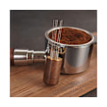 Miniatyrbild 5 av 5: Användbar Espresso Powder Omrörare Leveler Tool Nåltyp - Mörkbrun