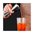Miniatyrbild 4 av 5: Färdig jigger med mått inuti, cocktailmätkopp jigger för bartending, 60/90 ml
