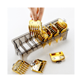 Miniatyrbillede 2 af 5: 8 Rum Guide Begrænsningskam Opbevaringsboks Transparent Præcis Skala Elektrisk Hårklipper Opbevaringsstativ Holder Organizer Case Salon-Sort