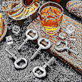 Miniatyrbild 4 av 5: 8 Delar Flasköppnare Kit Metall Flasköppnare Gör-det-själv Flasköppnare