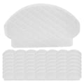 Miniatyrbillede 3 af 5: 50 stk. engangs moppepuder kompatible med Ecovacs Deebot OZMO N7 / T5 / OZMO 920 / OZMO 950 robotstøvsuger White