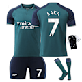 Pikkukuva 5 / 5: 2324 Arsenalin toinen vieraspelipaita -setti 16(90-100cm)