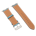 Miniatyrbild 8 av 8: Smartwatch Läderrem Universal Smart Watch Replacement Band Rem för IWatch Series SE 8 7 6 5 4 3 2 1 38mm 40mm 41mm Blå