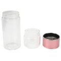 Miniatyrbilde 3 av 8: Dobbeltvegget Glass Vannflaske Te- og Vannseparasjon Multifunksjonell Bærbar Glass Te-flaske for Hjemmekontor
