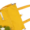 Miniatyrbild 6 av 6: Canvasväska för kvinnor Flickor Canvas Axelväska Student Canvas Handväska Casual Shoulder Work Bag med björnhänge i japansk stil Gul