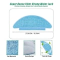 Miniatyrbilde 5 av 5: Pakke med 6 moppekluter erstatningsdeler for L9000, for SL60D, for L6 Nex, for Q6 SE robotmopp Blue