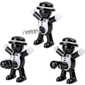 Miniatyrbild 1 av 5: Svart Cool Man Flasköppnare, Uppgraderad Vinflasköppnare Happy Man Vinflaskpropp Dryckesflaska Mjuk Träpropp Rolig Servitör Mjuk Träpro