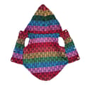 Miniatyrbilde 5 av 6: Ullhundevest, høst-vinterfrakk for små hunder, bomulls-teddyjakke, brun Multicolor XS