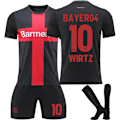 Miniatyrbild 1 av 2: 2324 Leverkusen tröja Wirtz fotbollströja med strumpor