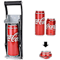 Pikkukuva 1 / 5: Tölkinmurskain ja pullonavaaja - 500ml Heavy Duty 16oz 2 in 1 murskaa soodatölkit ja