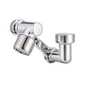 Miniatyrbild 1 av 4: 50% RABATT Kranadapter vikbar mjuk bubbelflödesläge silver 1080 roterande köksbadrum kran tillbehör HET Single function