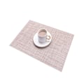Miniatyrbild 4 av 5: Bordstablett Halkfri värmeisolering Luktfri Tvättbart dekorativt matbord bordstablett Mugg Koppmatta för restaurang -Khaki - Khaki