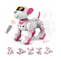 Miniatyrbild 1 av 5: Robot Hund Leksaker för Flickor Interaktiva Hund Leksaker FollowMe Robot Leksaker Intelligent Leksak Hund med Sång Dans -Rosa