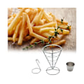 Miniatyrbild 5 av 5: 1 set Praktisk pommes frites-korg Lätt att rengöra Stor