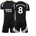 Miniatyrbild 1 av 2: 2425 Arsenal Borta Svart Fotbollströja ODEGAARD Tröja S(165-170cm)