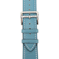 Miniatyrbild 5 av 8: Smartwatch Läderrem Universal Smart Watch Replacement Band Rem för IWatch Series SE 8 7 6 5 4 3 2 1 38mm 40mm 41mm Blå