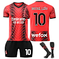 Pikkukuva 1 / 2: AC Milanin kauden 2324 RAFAEL LEAOn kotipaita ja sukat