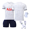 Miniatyrbild 2 av 5: 23-24 Tottenham Hotspur Hemmatröja Vuxna Barn Kortärmad Fotbollströja - Set - Nr 7 Son Heung-min Nr 10 Kane Nr 7 + Strumpor + Benskydd XXXL(200-210cm)