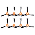 Miniatyrbilde 3 av 5: Reservedeler Sidebørster for DEEBOT - N79S N79 DEEBOT 500 Robotstøvsuger Tilbehør - 8 stk Black yellow