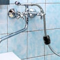 Miniatyrbillede 3 af 3: Fletningstilbehør Vandhanevægt Touch On Køkkenvask Vandhaner Slangevægt Køkkenarmatur Badeværelsesvask Armatur Reservedele Black 7.00X7.00X7.00CM