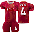 Miniatyrbild 1 av 2: 2425 Liverpool Hemmafotbollströja VIRGIL Tröja 16(90-100cm)