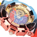 Miniatyrbild 5 av 6: Quartz Watch Gradient Vattentät Lätt Långvarig Tid Exakt Mode Sport Armbandsur Röd Topp Gul Botten