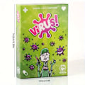 Pikkukuva 6 / 7: Tranjis Games, Pack Virus & Virus 2 Evolution, Korttipeli, 2 Pakettia, Lautapelikorttipeli Matto - Oranssi Orange