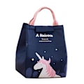 Pikkukuva 1 / 4: Kannettava kädessä pidettävä lounaskassi, kestävä ja vakaa kahvallinen lounaslaatikko Dark Blue Unicorn