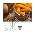 Miniatyrbild 4 av 5: 1 set Praktisk pommes frites-korg Lätt att rengöra Stor