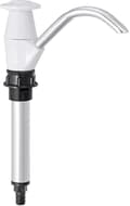 Dricksvattenpump, manuell vattenpump, handpressvatten, husvagn diskho vatten handpump dubbelverkande camping släpvagn, camping reserv pumpverktyg (vit
