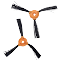 Miniatyrbilde 4 av 5: Reservedeler Sidebørster for DEEBOT - N79S N79 DEEBOT 500 Robotstøvsuger Tilbehør - 8 stk Black yellow