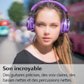 Pikkukuva 4 / 4: Cowin E7 Violetit Bluetooth-kuulokkeet - Langaton sankamalli - Hyvä äänenlaatu