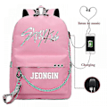 Pikkukuva 1 / 5: Stray Kids USB-reppu, korealainen tyyli, Felix-kirjalaukku, takaisin kouluun, pojat, tytöt, fanilahjakassi, Mochila 18