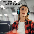 Pikkukuva 3 / 4: COWIN E7 BASIC B Azure Blue Aktiiviset melua vaimentavat kuulokkeet Bluetooth-kuulokkeet Langattomat kuulokkeet
