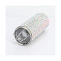Miniatyrbild 3 av 4: 20oz/600ml vattenflaska Creative Läcksäker rostfritt stål Strass dubbade halmkopp Hushållsartiklar - Flerfärgad