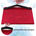 Miniatyrbilde 4 av 5: Lærnettbrettveske for Lenovo Tab M11 / Xiaoxin Pad 11 2024 Red