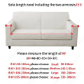 Miniatyrbillede 3 af 4: Ensfarvet strækbart sofa- og lænestolsbeskyttelsesbetræk til stue (145-185cm) 1 stk. Lys lilla