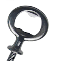 Miniatyrbilde 3 av 4: Metall Flaskeåpner Blank Rustfritt Stål Flat Flaskeåpner Innlegg Kit Gjenget Ølåpner Maskinvare style 2