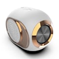 Miniatyrbild 1 av 4: Ysilla Portabel Bluetooth högtalare, trådlös Bluetooth 5.0-högtalare Ljud Dubbel Subwoofer TF - U - AUX - FM - Vit